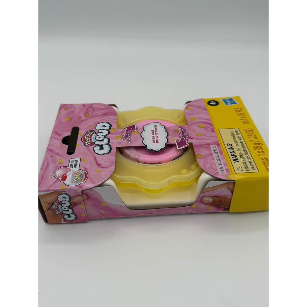 Play-Doh‎ Slime Super Cloud Bubbly Beads Scented Pink Slime Compound Hasbro - Picture 4 of 4